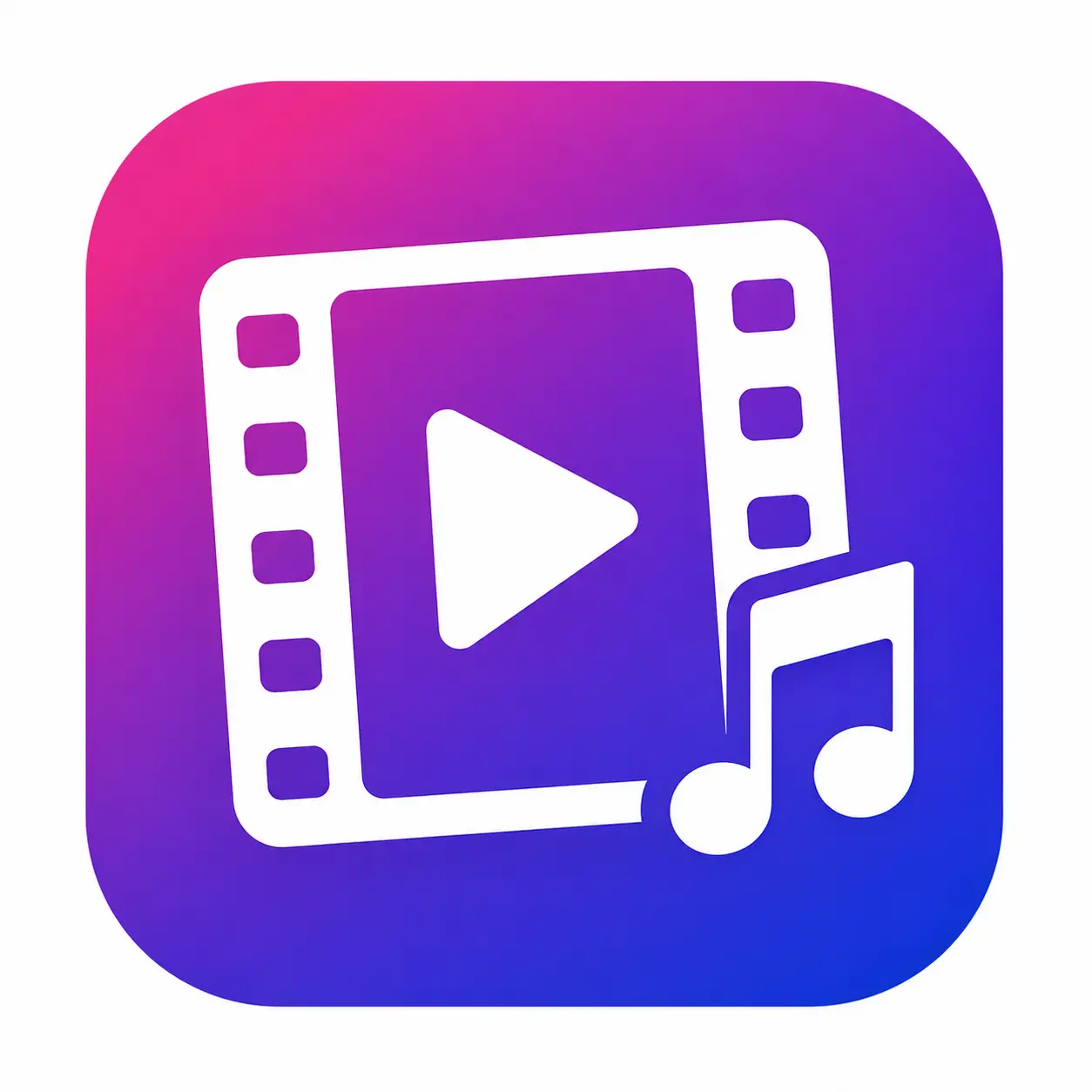 صانع الفيديو مع الموسيقى